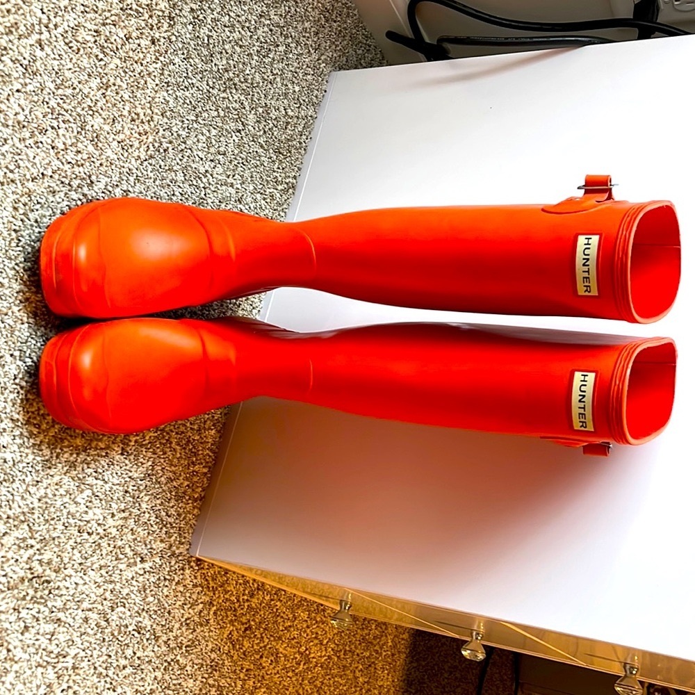 Tall Hunter rubber boots